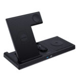 Yesido - Wireless Charging Station 4in1 (DS13) - Multi-Function for Phone, Apple Watch, AirPods, 18W - Black