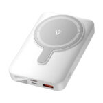 Vention - Magnetic Wireless Power Bank (FHTW0) - 2x USB-C, USB, Lightning, Fast Charging, 22.5W, 10000mAh - White