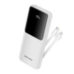 Vention - Power Bank (FHOB0) - USB-C, 2x USB, Micro-USB, Fast Charging, USB-C and Lightning Cables, 22.5W, 10000mAh - White