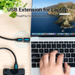 Vention - OTG Adapter (CDTB0) - Type-C to USB 2.0, 480Mbps, Fast Data Transmission, Universal Compatibility - Black – Image 4