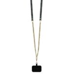 Guess - Leather Metal Logo Strass Crossbody (GUHCP16LP4TDSCPK) - iPhone 16 Pro - Black – Image 6