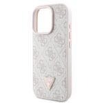 Guess - Leather Metal Logo Strass Crossbody (GUHCP16XP4TDSCPP) - iPhone 16 Pro Max - Pink – Image 5