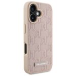 Karl Lagerfeld - Leather MagSafe (KLHMP16SPKHPORPP) - iPhone 16 - Pink Hot Stamp – Image 6