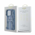 Guess - Hardcase 4G Printed Stripes MagSafe (GUHMP16XP4RPSB) - iPhone 16 Pro Max - Blue – Image 5