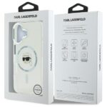 Karl Lagerfeld - IML MagSafe (KLHMP16SHLSKIH) - iPhone 16 - White Metal Karl`s Head – Image 7