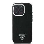 Guess - Grained Triangle MagSafe (GUHMP16LPGTSPSK) - iPhone 16 Pro - Black – Image 3