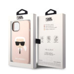 Karl Lagerfeld - Silicone MagSafe (KLHMP14MSLKHLP) - iPhone 14 Plus - Light Pink Karl`s Head – Image 7