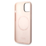 Karl Lagerfeld - Silicone MagSafe (KLHMP14MSLKHLP) - iPhone 14 Plus - Light Pink Karl`s Head – Image 6