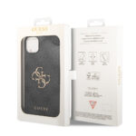 Guess - Hardcase 4G Big Metal Logo (GUHCP15S4GMGGR) - iPhone 15 - Grey – Image 7