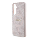 Guess - 4G Collection Leather MagSafe (GUHMS24SG4GFRP) - Samsung Galaxy S24 - Pink – Image 5