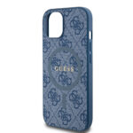Guess - 4G Collection Leather MagSafe (GUHMP15SG4GFRB) - iPhone 15 - Blue – Image 5