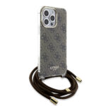 Guess - Crossbody Cord 4G Print (GUHCP15XHC4SEW) - iPhone 15 Pro Max - Brown – Image 2