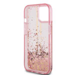 Guess - Liquid Glitter Gold Stripes (GUHCP15SLFCSEGP) - iPhone 15 - Pink – Image 6