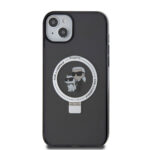Karl Lagerfeld - Hardcase Ring Stand MagSafe (KLHMP15MHMRSKCK) - iPhone 15 Plus - Karl&Choupette – Image 3