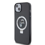 Karl Lagerfeld - Hardcase Ring Stand MagSafe (KLHMP15MHMRSKCK) - iPhone 15 Plus - Karl&Choupette – Image 6