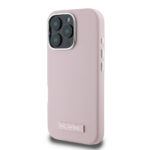 Karl Lagerfeld - Leather MagSafe (KLHMP16XPGMSRPP) - iPhone 16 Pro Max - Pink FW Metal Plate – Image 5