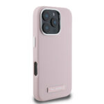 Karl Lagerfeld - Leather MagSafe (KLHMP16XPGMSRPP) - iPhone 16 Pro Max - Pink FW Metal Plate – Image 6