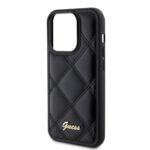 Guess - Quilted Metal Logo (GUHCP15XPSQSQSK) - iPhone 15 Pro Max - Black – Image 5