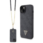 Guess - Crossbody 4G Metal Logo (GUHCP15SP4TDSCPK) - iPhone 15 - Black