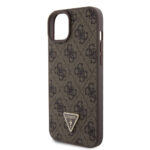 Guess - Crossbody 4G Metal Logo (GUHCP15MP4TDSCPW) - iPhone 15 Plus - Brown – Image 4