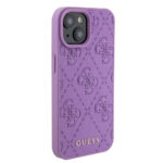 Guess - Leather 4G Stamped (GUHCP15SP4EPMU) - iPhone 15 - Light Purple – Image 4