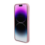 Guess - Leather 4G Stamped (GUHCP15SP4EPMP) - iPhone 15 - Pink – Image 3