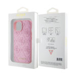 Guess - Leather 4G Stamped (GUHCP15SP4EPMP) - iPhone 15 - Pink – Image 7