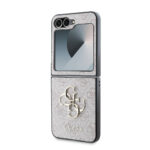 Guess - Leather 4G Metal Logo (GUHCZF64GMGBR) - Samsung Galaxy Z Flip6 - Brown – Image 6
