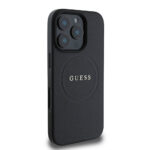 Guess - Grained Gold Ring MagSafe (GUHMP16XPGHSMMK) - iPhone 16 Pro Max - Black – Image 4