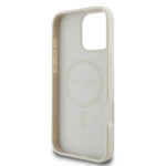 Guess - Grained Gold Ring MagSafe (GUHMP16LPGHSMME) - iPhone 16 Pro - Beige – Image 6