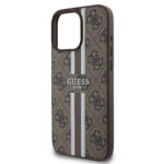 Guess - Hardcase 4G Printed Stripes MagSafe (GUHMP16XP4RPSW) - iPhone 16 Pro Max - Brown – Image 5