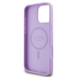 Guess - Saffiano Peony Classic Logo MagSafe (GUHMP16LPSAPSMEU) - iPhone 16 Pro - Purple – Image 5