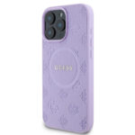 Guess - Saffiano Peony Classic Logo MagSafe (GUHMP16LPSAPSMEU) - iPhone 16 Pro - Purple – Image 3