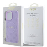 Guess - Saffiano Peony Classic Logo MagSafe (GUHMP16LPSAPSMEU) - iPhone 16 Pro - Purple – Image 6