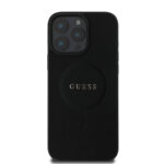 Guess - Saffiano Classic Logo MagSafe (GUHMP16LPSAHMCK) - iPhone 16 Pro - Black – Image 3