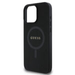 Guess - Saffiano Classic Logo MagSafe (GUHMP16LPSAHMCK) - iPhone 16 Pro - Black – Image 5