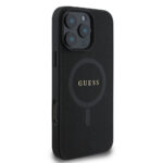 Guess - Saffiano Classic Logo MagSafe (GUHMP16LPSAHMCK) - iPhone 16 Pro - Black – Image 4