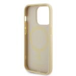Guess - Saffiano MagSafe (GUHMP15LPSAHMCB) - iPhone 15 Pro - Gold – Image 5