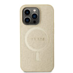 Guess - Saffiano MagSafe (GUHMP15LPSAHMCB) - iPhone 15 Pro - Gold – Image 2