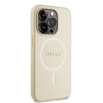Guess - Saffiano MagSafe (GUHMP15LPSAHMCB) - iPhone 15 Pro - Gold – Image 3