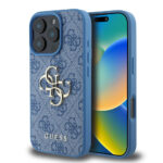 Guess - Hardcase 4G Big Logo (GUHCP16X4GMGBL) - iPhone 16 Pro Max - Blue