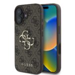Guess - Hardcase 4G Big Logo (GUHCP16M4GMGBR) - iPhone 16 Plus - Brown
