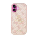 Guess - Hardcase 4G Big Logo (GUHCP16S4GMGPI) - iPhone 16 - Pink