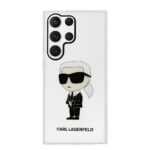 Karl Lagerfeld - Hardcase Transparent (KLHCS23LHNIKTCT) - Samsung Galaxy S23 Ultra - Ikonik Karl Lagerfeld – Image 3