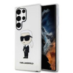 Karl Lagerfeld - Hardcase Transparent (KLHCS23LHNIKTCT) - Samsung Galaxy S23 Ultra - Ikonik Karl Lagerfeld