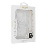 Guess - IML Glitter with Pearl Strap MagSafe (GUHMP16XHGCRELST) - iPhone 16 Pro Max - Clear – Image 2