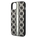 Karl Lagerfeld - Hardcase Monogram (KLHCP14MPGKLSKG) - iPhone 14 Plus - Grey Stripe – Image 2