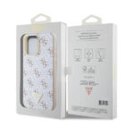 Guess - Hardcase 4G Triangle Metal Logo (GUHCP16XPG4GPH) - iPhone 16 Pro Max - White – Image 7