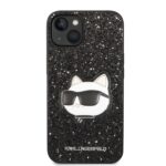 Karl Lagerfeld - Hardcase Glitter (KLHCP14MG2CPK) - iPhone 14 Plus - Choupette Patch – Image 3