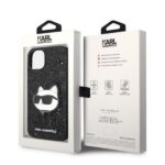 Karl Lagerfeld - Hardcase Glitter (KLHCP14MG2CPK) - iPhone 14 Plus - Choupette Patch – Image 8